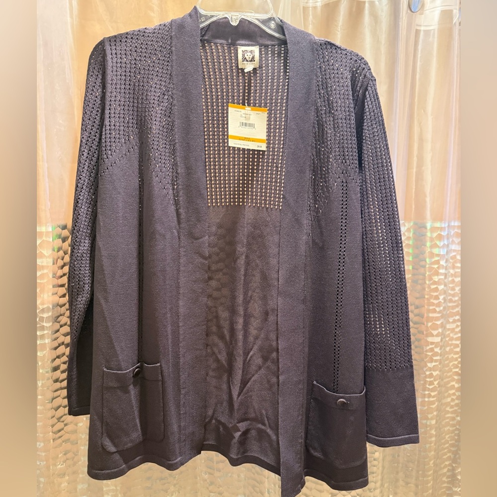 Anne Klein new with tags cardigan size small